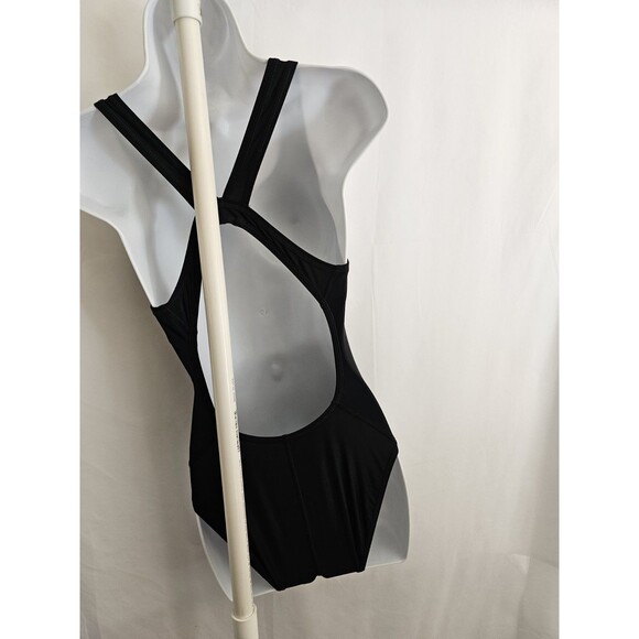 Nike Swimsuit Women's Black One Piece Bathing Suit Size 6 - Picture 6 of 8